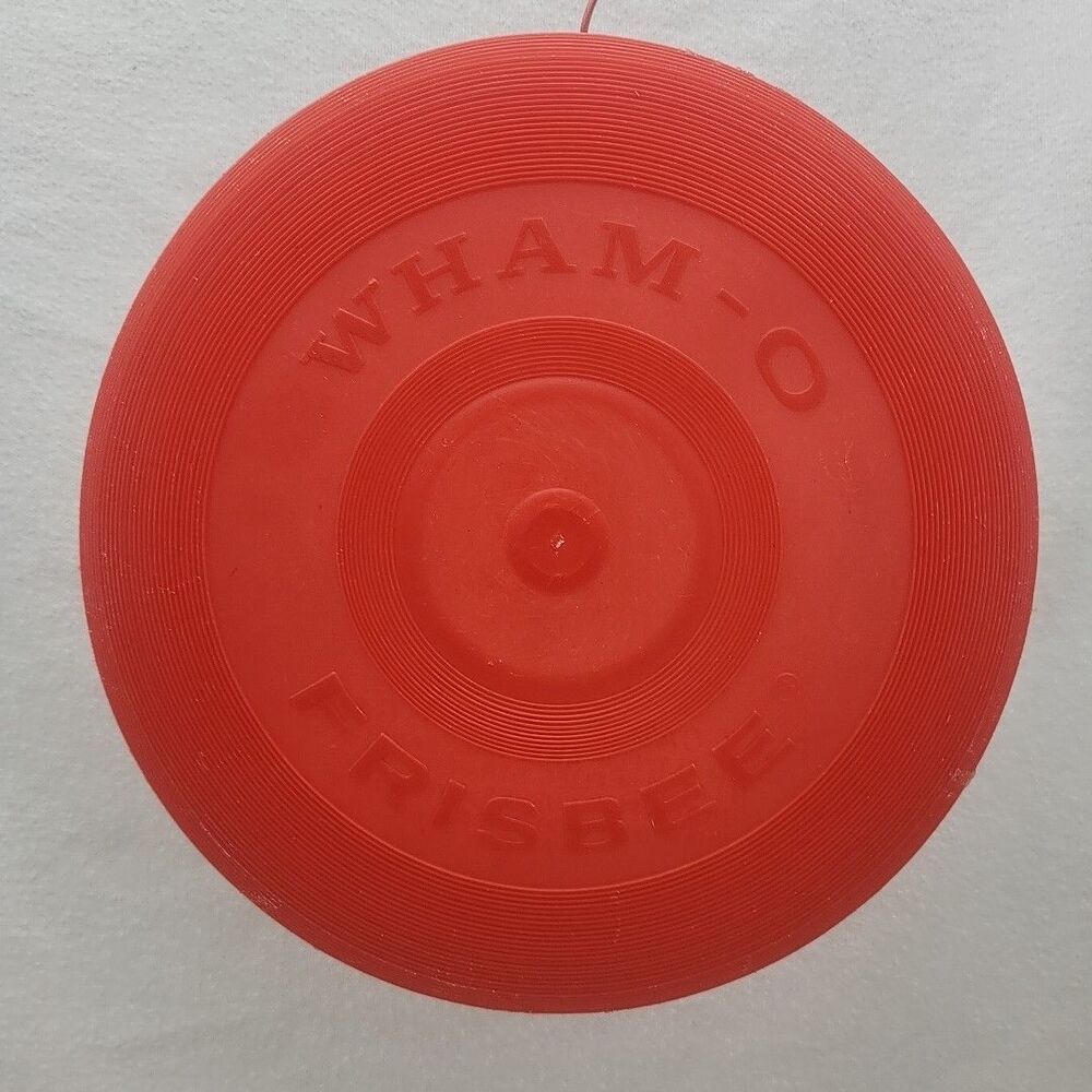 Frisbee® WHAM-O Mold #11 9" Mid 1960's Red Pat. Pend. Tight Lettering Dash